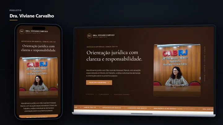 Dra. Viviane Carvalho: Business websites