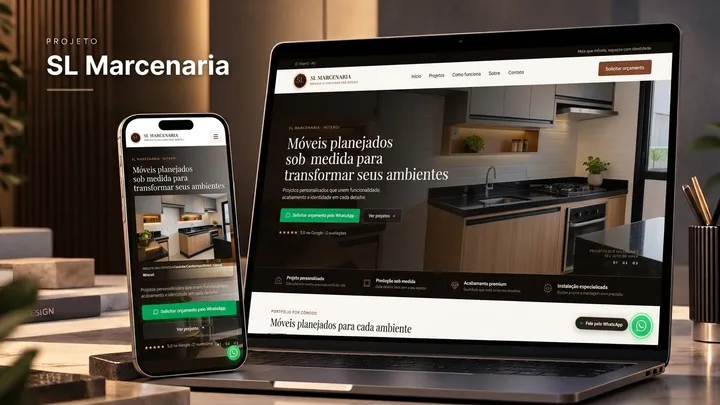 SL Marcenaria: Landing Page