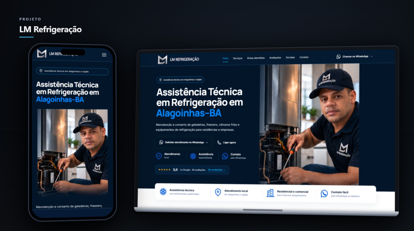 Expanded image of the LM Refrigeração project